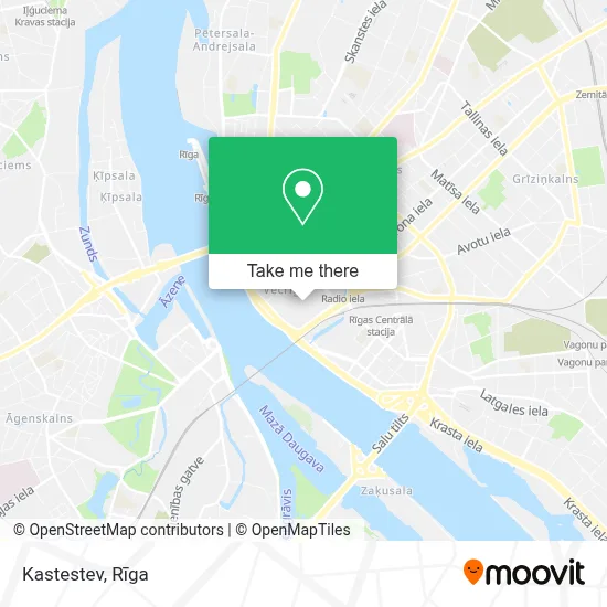 Kastestev map