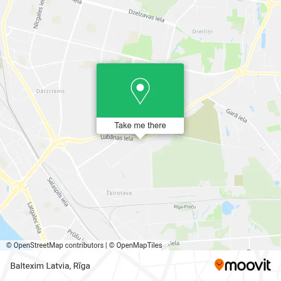 Baltexim Latvia map