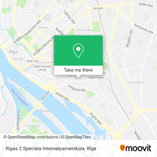 Rigas 2.Speciala Internatpamatskola map