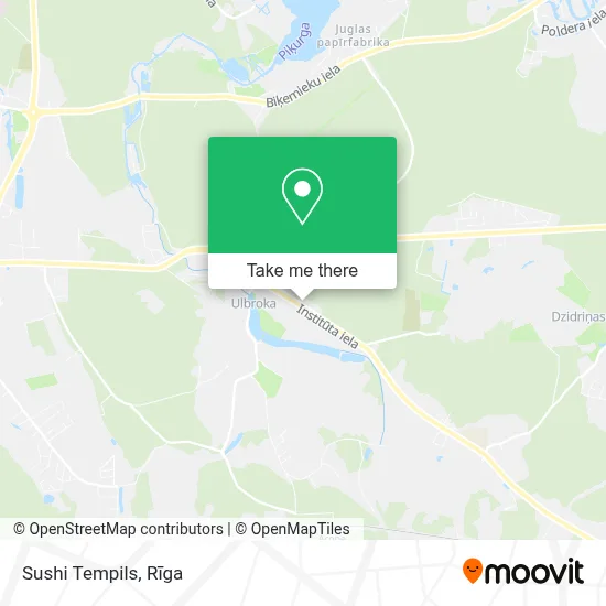 Sushi Tempils map