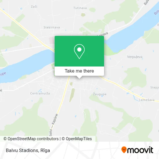 Balvu Stadions map