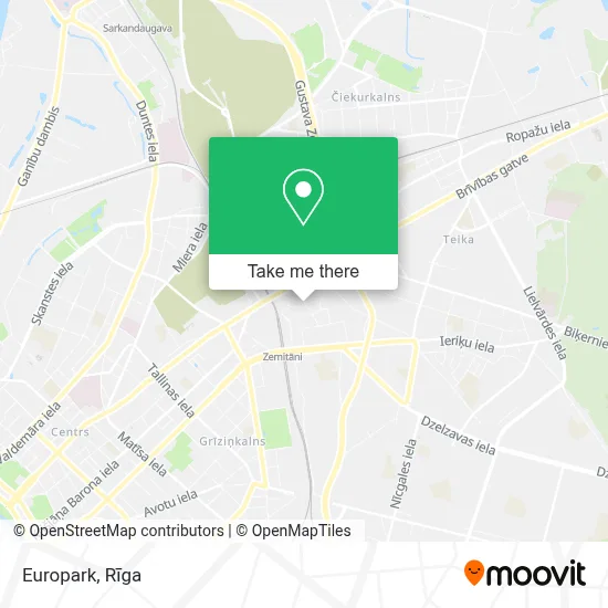Europark map