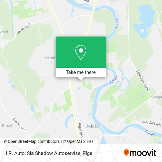 I.R. Auto, Sia Shadow Autoserviss map