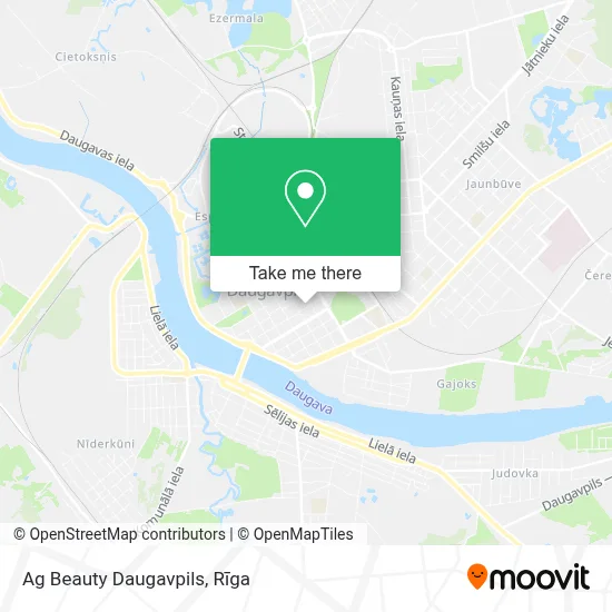 Ag Beauty Daugavpils map
