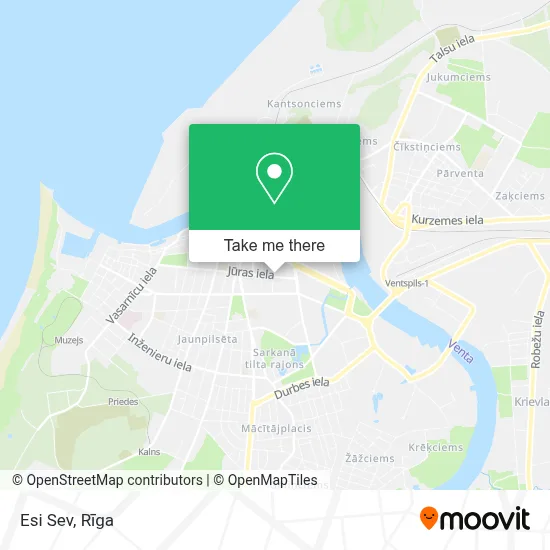 Esi Sev map