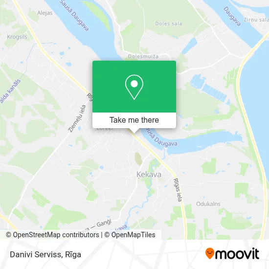Danivi Serviss map
