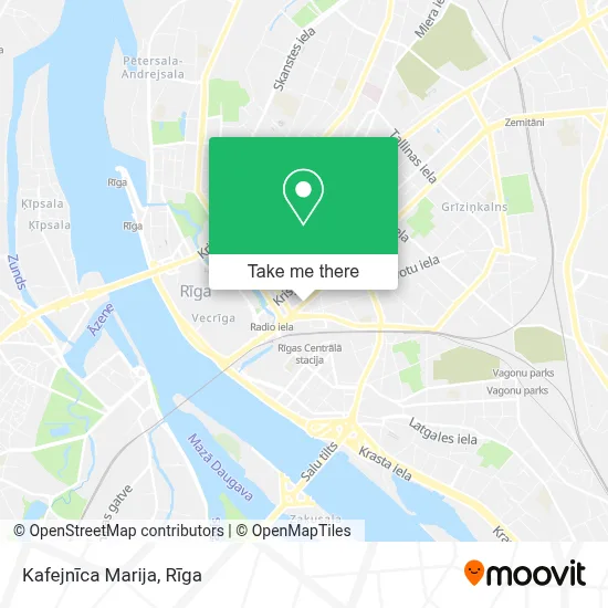 Kafejnīca Marija map