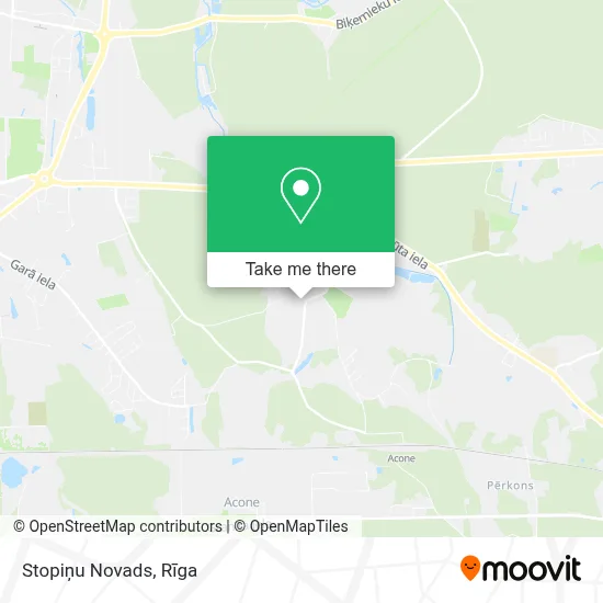Stopiņu Novads map