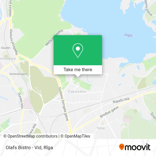 Olafs Bistro - Vid map