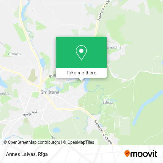 Annes Laivas map