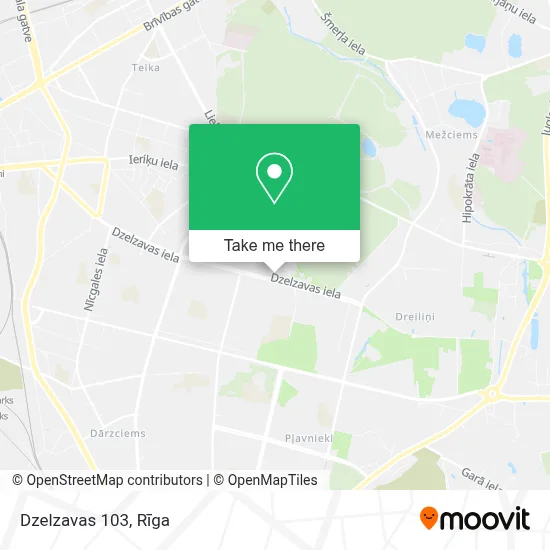 Dzelzavas 103 map