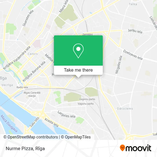 Nurme Pizza map