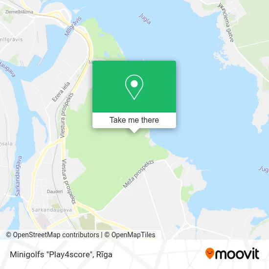 Minigolfs "Play4score" map