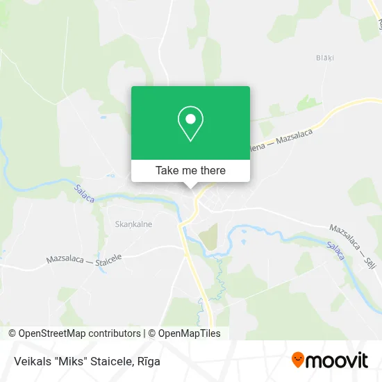 Veikals "Miks" Staicele map