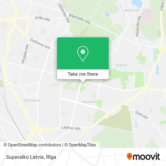 Superalko Latvia map