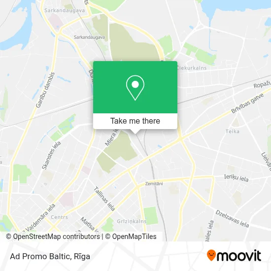 Ad Promo Baltic map