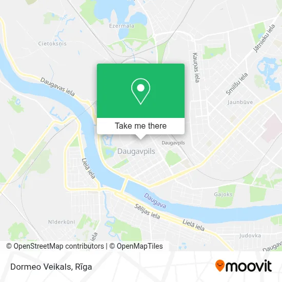 Dormeo Veikals map
