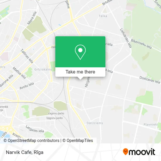 Narvik Cafe map