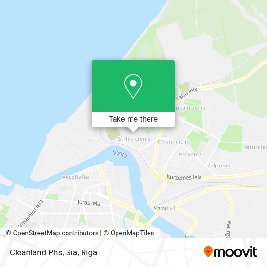 Cleanland Phs, Sia map