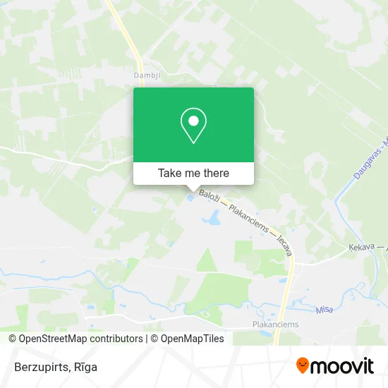 Berzupirts map