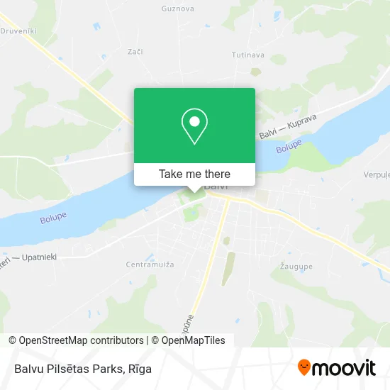 Balvu Pilsētas Parks map