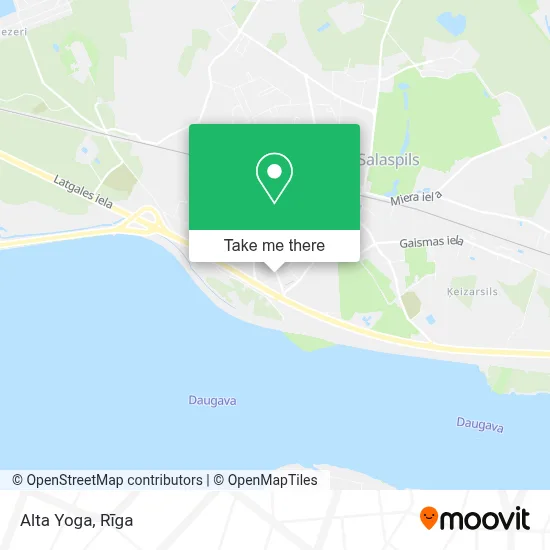 Alta Yoga map