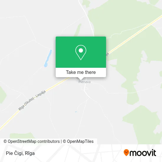 Pie Čigi map