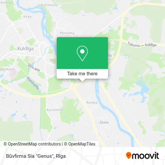 Būvfirma Sia "Genus" map