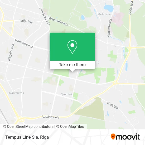 Tempus Line Sia map