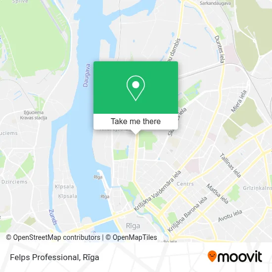 Felps Professional map