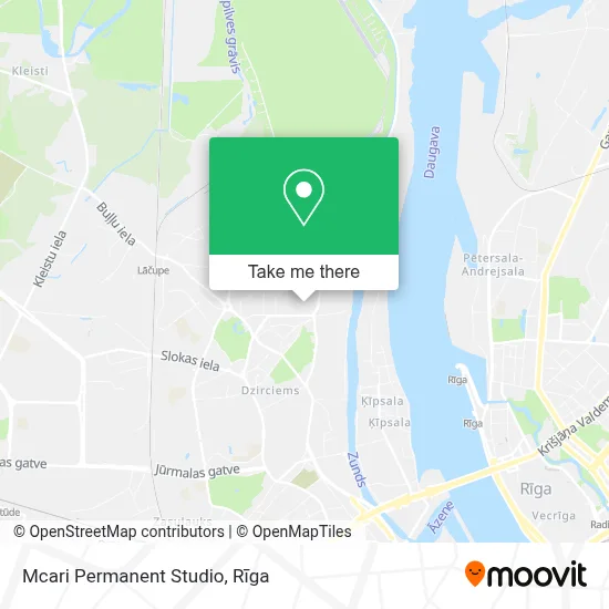 Mcari Permanent Studio map