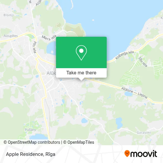 Apple Residence map