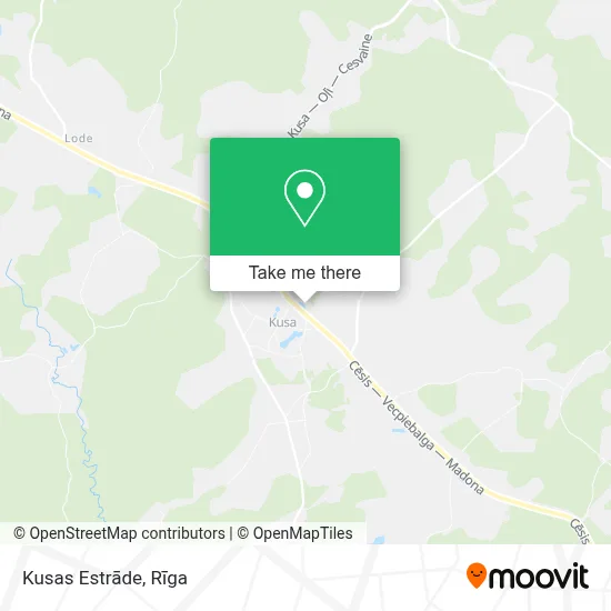 Kusas Estrāde map