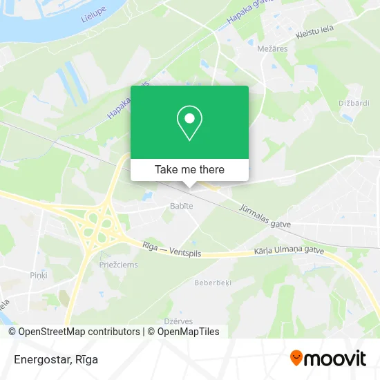 Energostar map