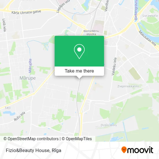 Fizio&Beauty House map