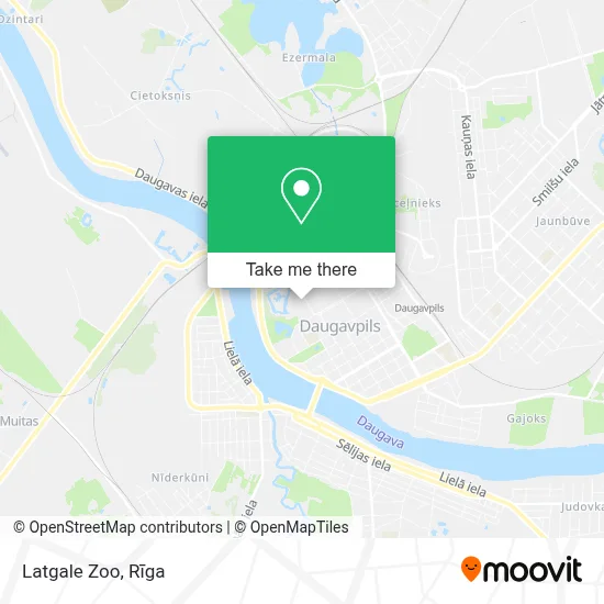 Latgale Zoo map