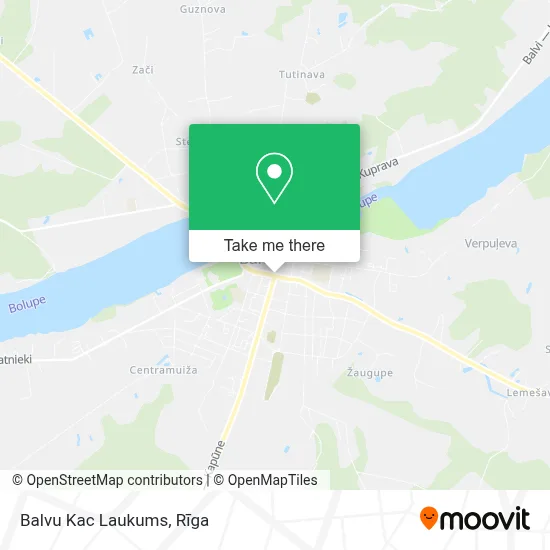 Balvu Kac Laukums map