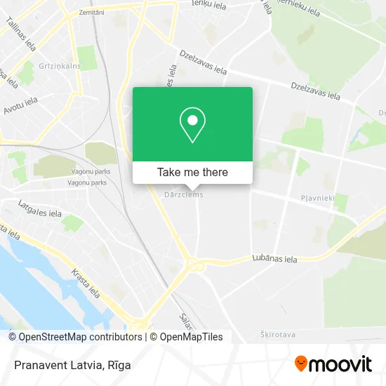 Pranavent Latvia map