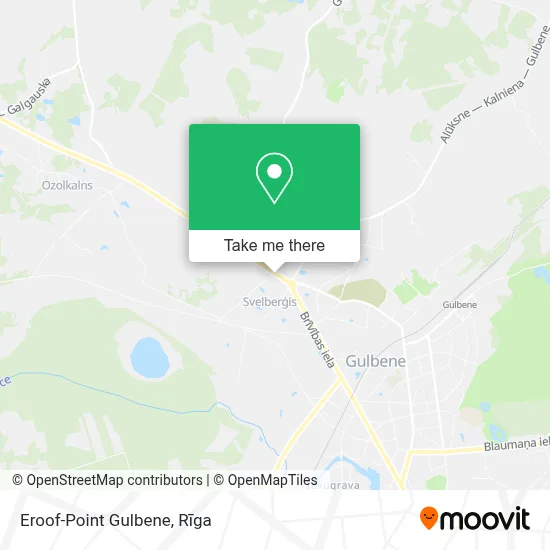 Eroof-Point Gulbene map
