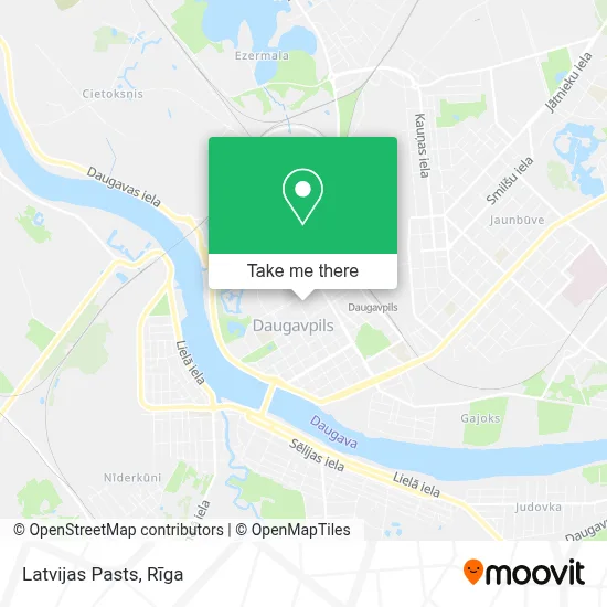 Latvijas Pasts map