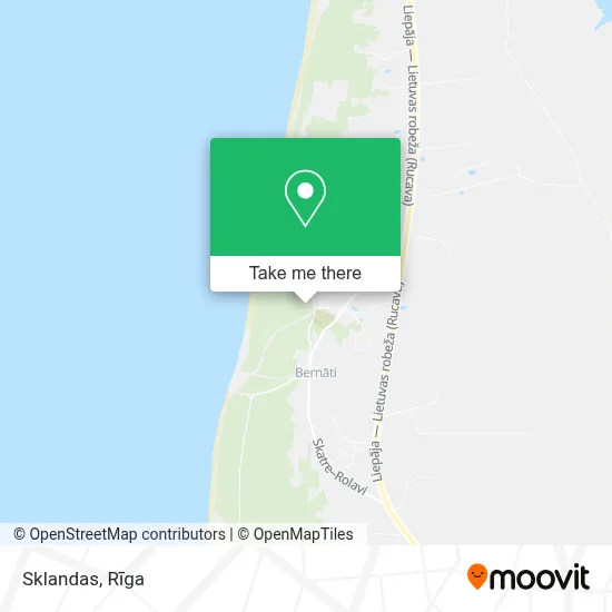 Sklandas map