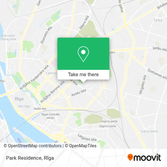 Park Residence map