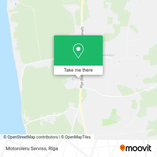 Motoroleru Serviss map