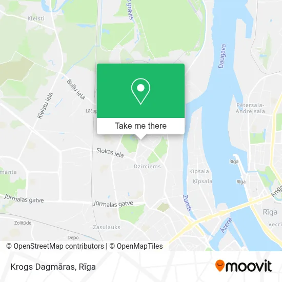 Krogs Dagmāras map