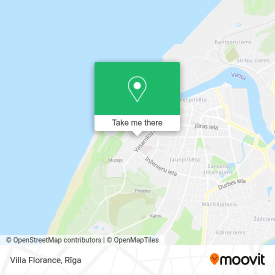 Villa Florance map