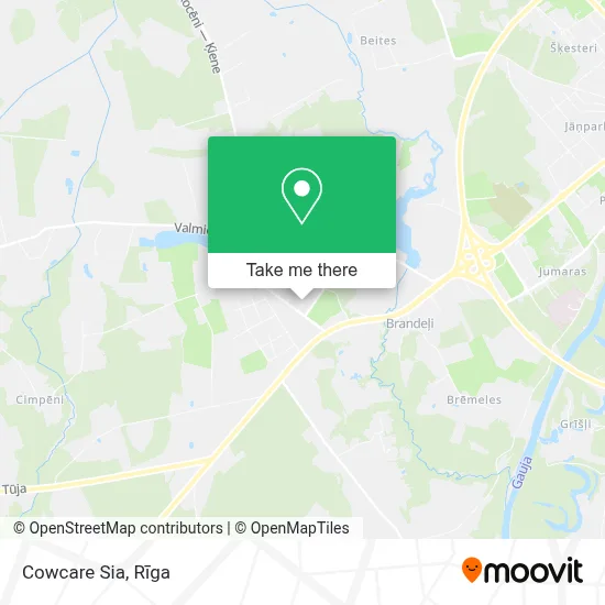 Cowcare Sia map