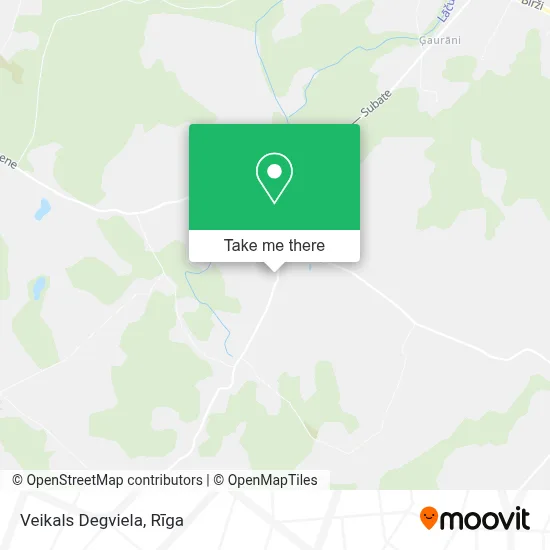 Veikals Degviela map