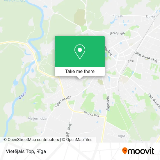 Vietējais Top map