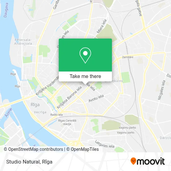 Studio Natural map