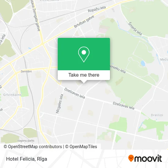 Hotel Felicia map